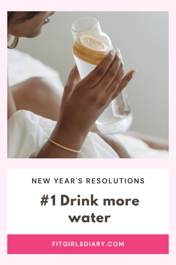 woman drinking infused water, staying hydrated