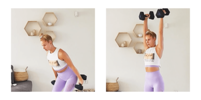 shoulder workout with dumbbells at home