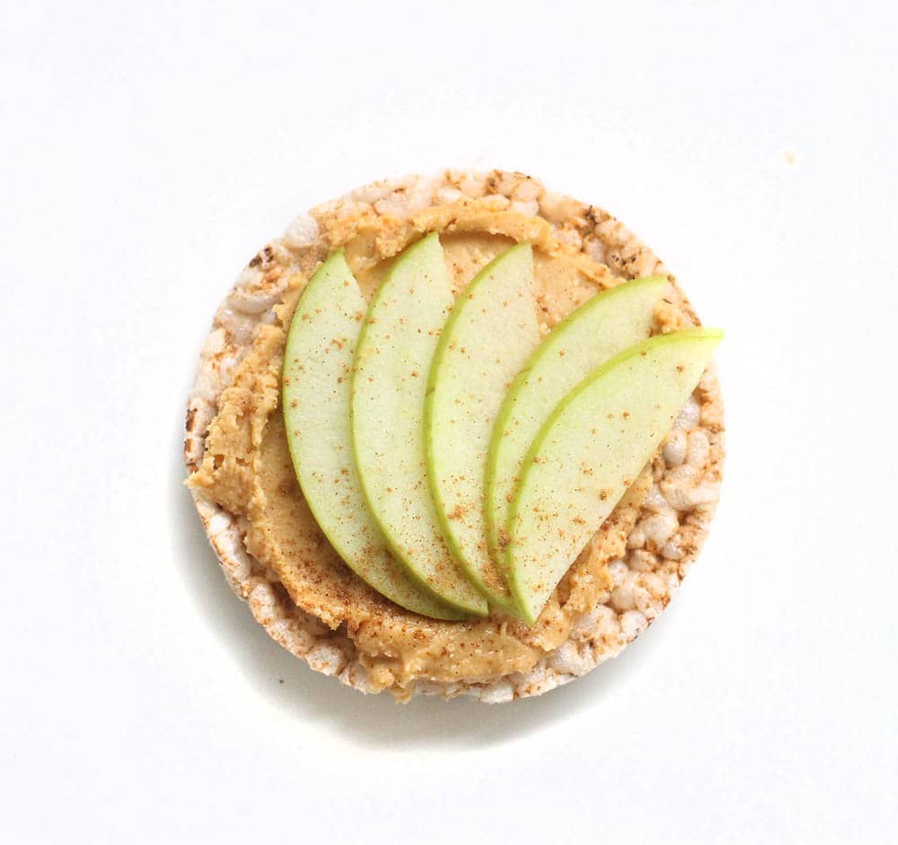 Peanut Butter + Green Apple + Cinnamon recipes with rice cakes