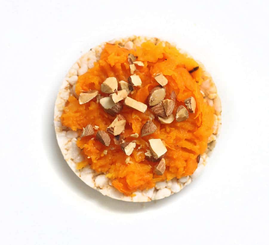 Pumpkin + Almonds Rice cakes