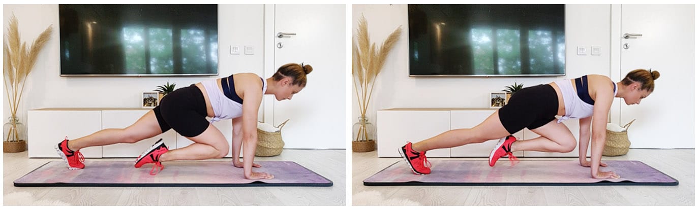 abs at home - mountain climbers