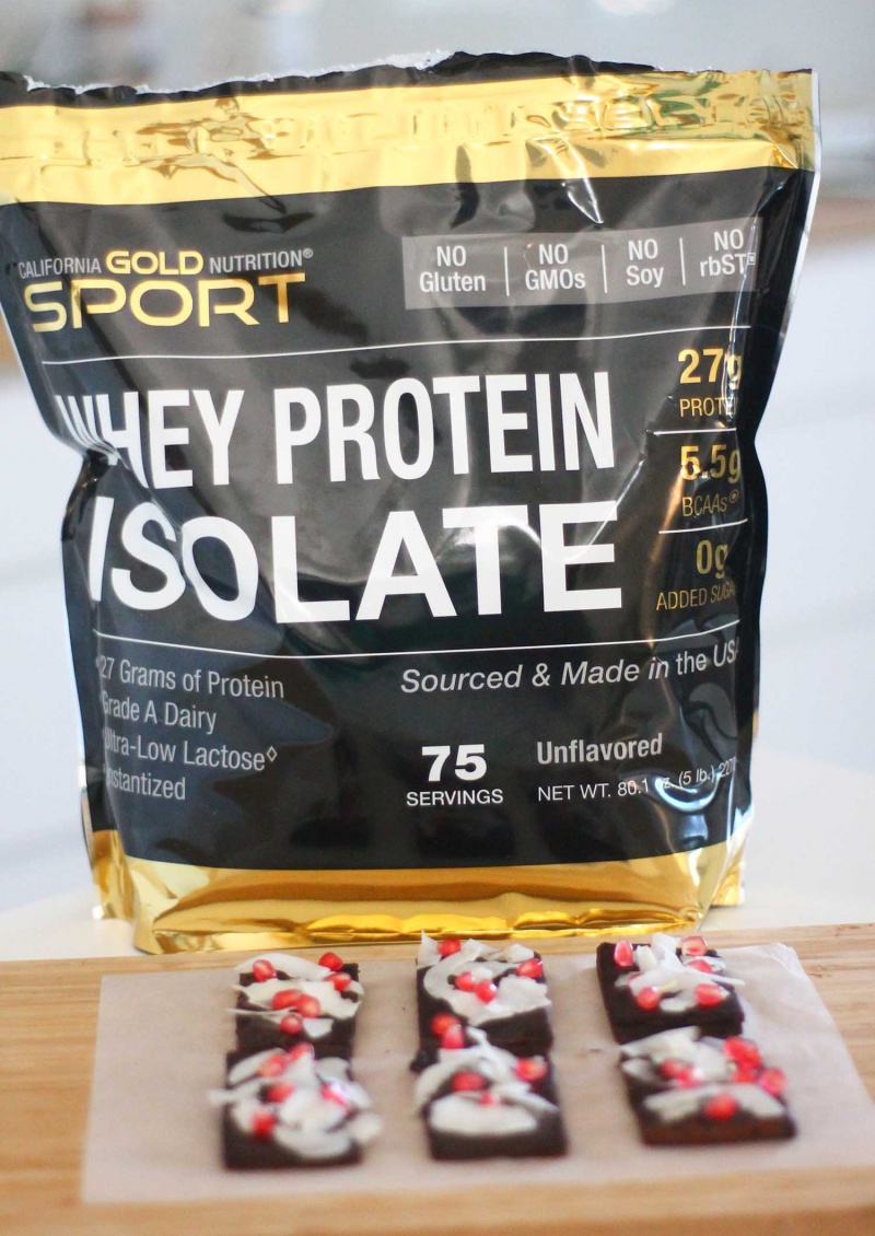 protein brownies recipe - whey protein